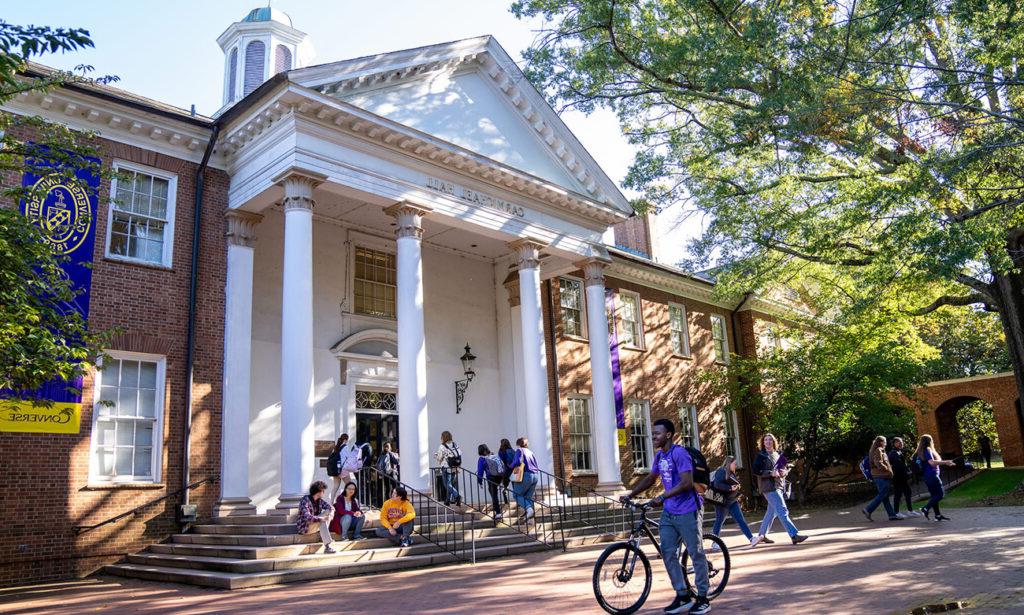 Converse students on the Spartanburg campus